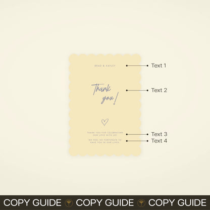 Thank You Card - Limoncello