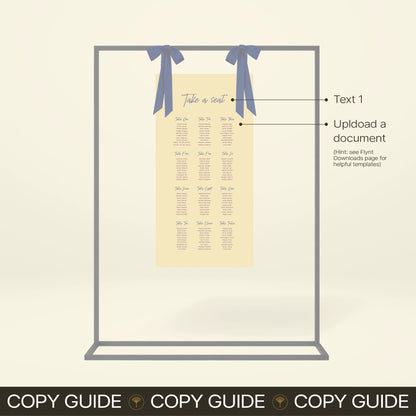 Seating Chart - Limoncello