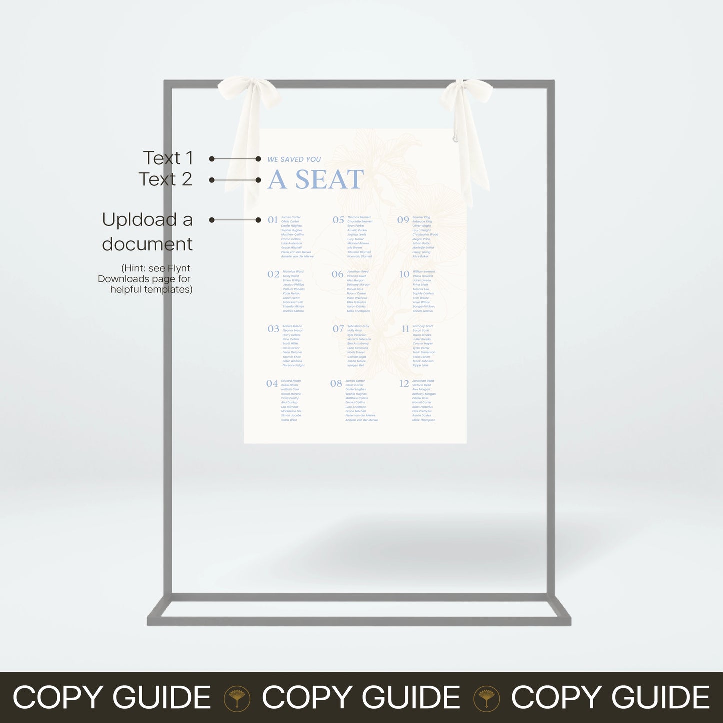 Seating Chart - Nothing Else