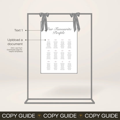 Seating Chart - Solae
