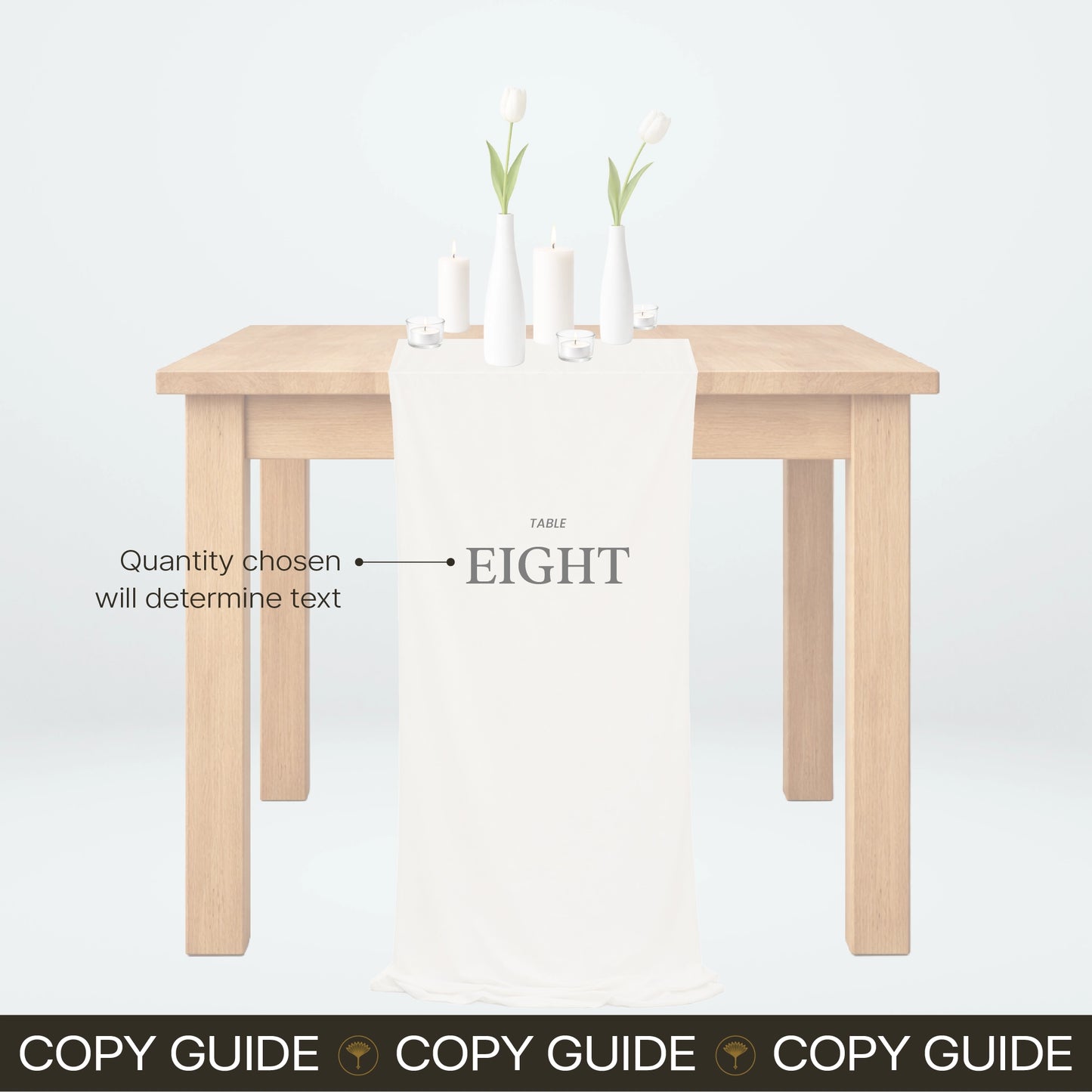 Fabric Table Numbers - Nothing Else