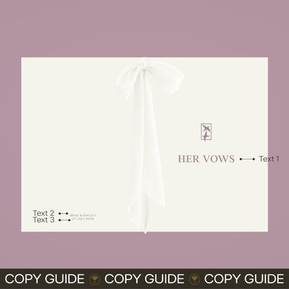 Vow Booklet - Ever After