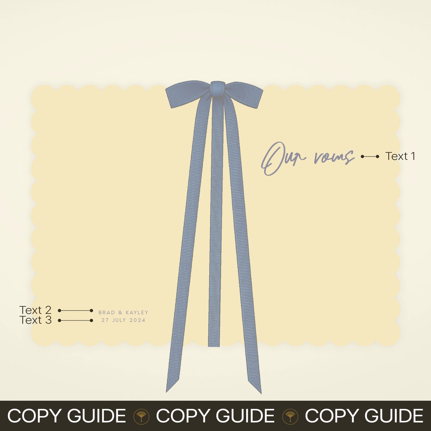 Vow Booklet - Limoncello