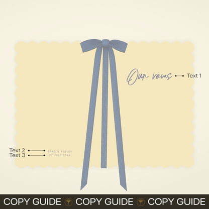 Vow Booklet - Limoncello