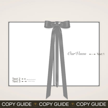 Vow Booklet - Solae