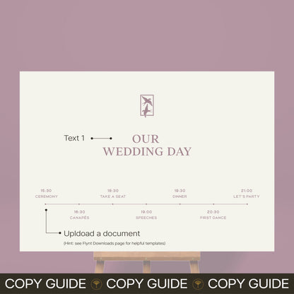 Wedding Day Timeline - Ever After