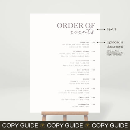 Wedding Day Timeline - Forever