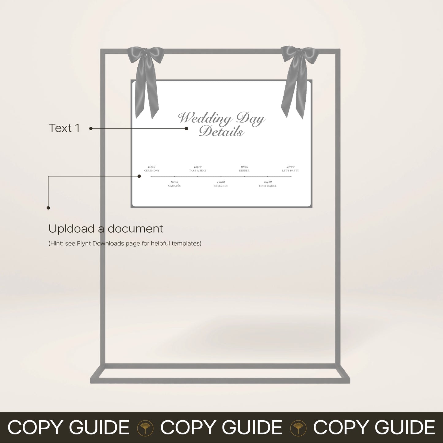 Wedding Day Timeline - Solae
