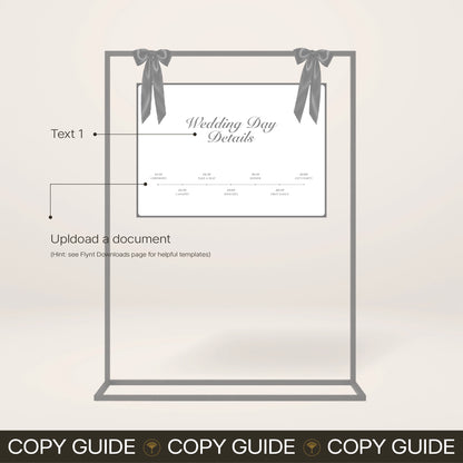 Wedding Day Timeline - Solae