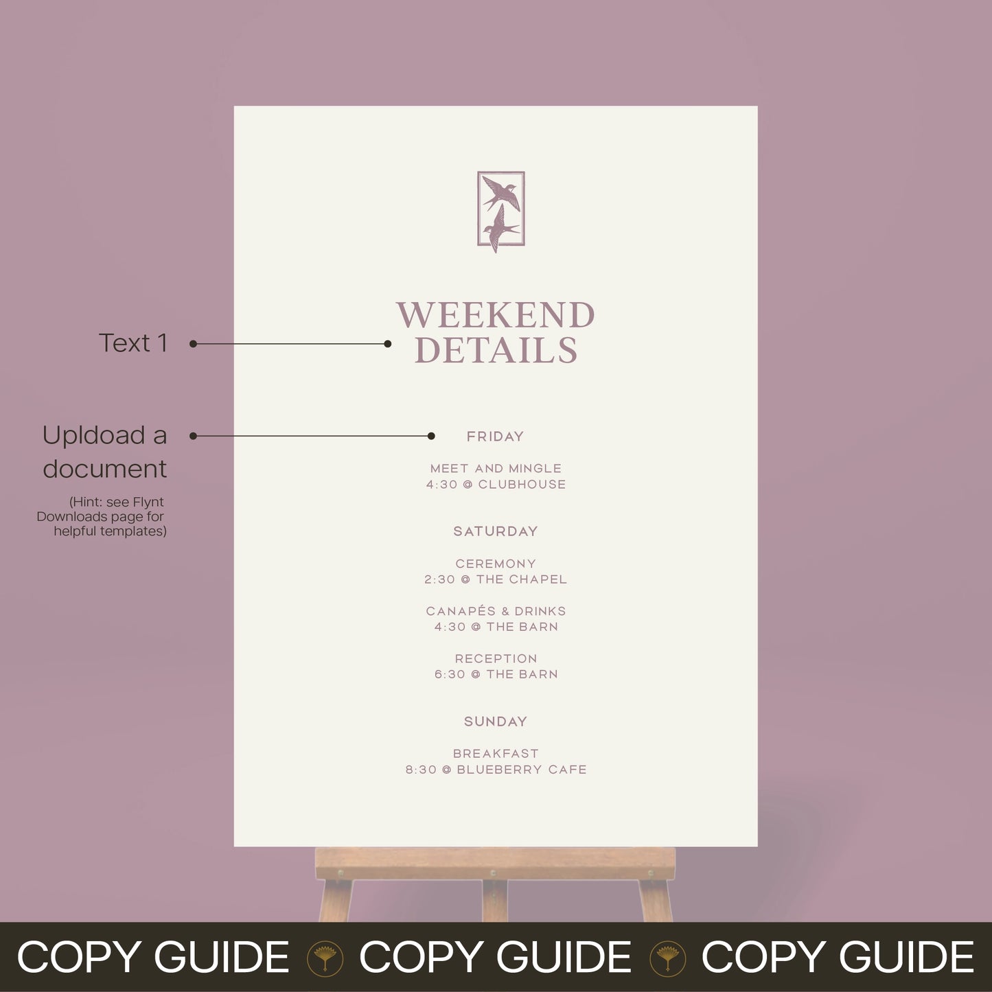 Weekend Timeline - Ever After