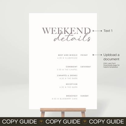 Weekend Timeline - Forever