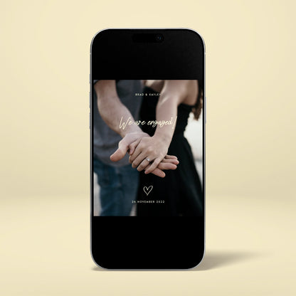 Engagement Digital Announcement - Limoncello