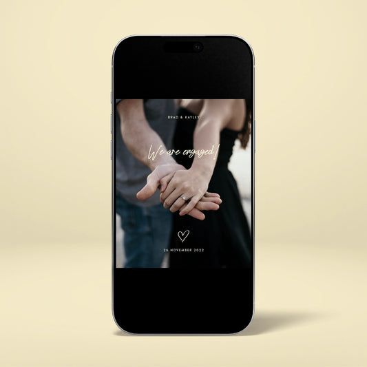 Engagement Digital Announcement - Limoncello