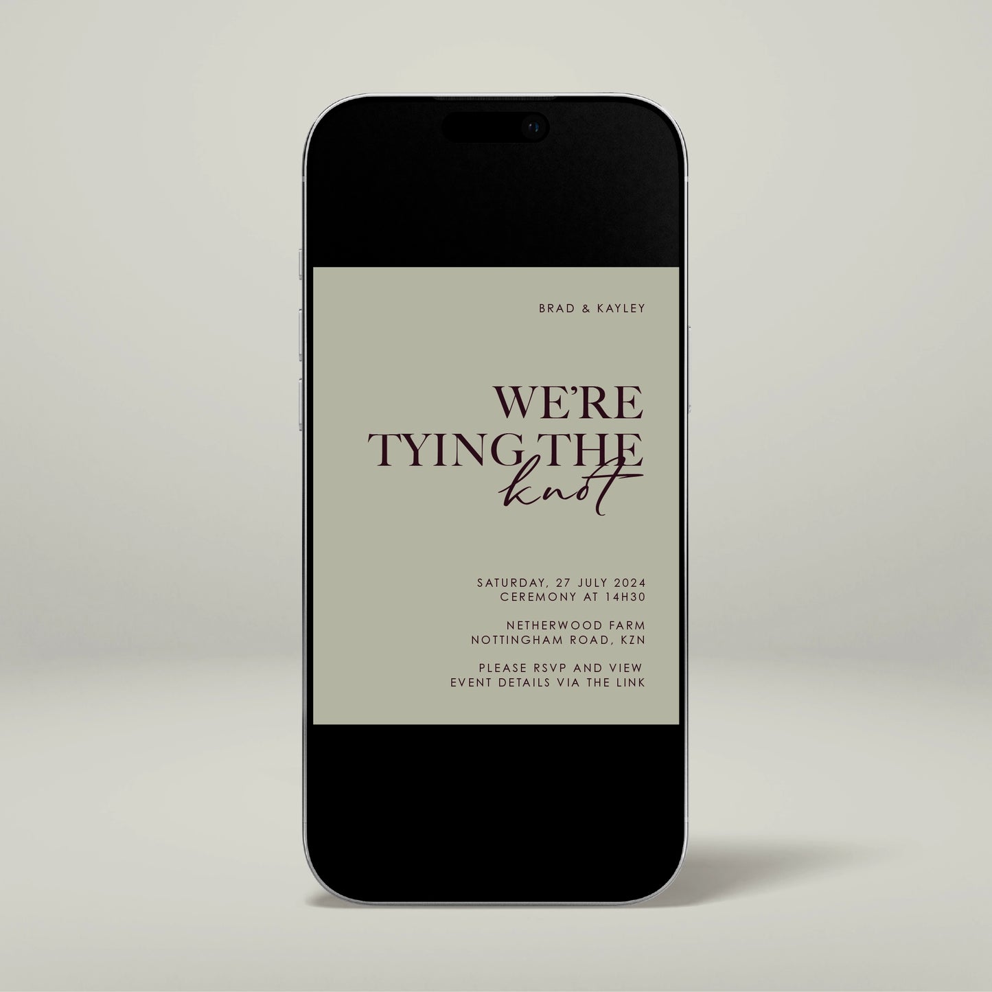 Digital Invitation - Forever