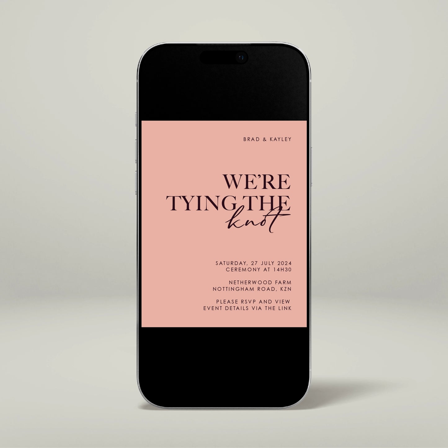 Digital Invitation - Forever