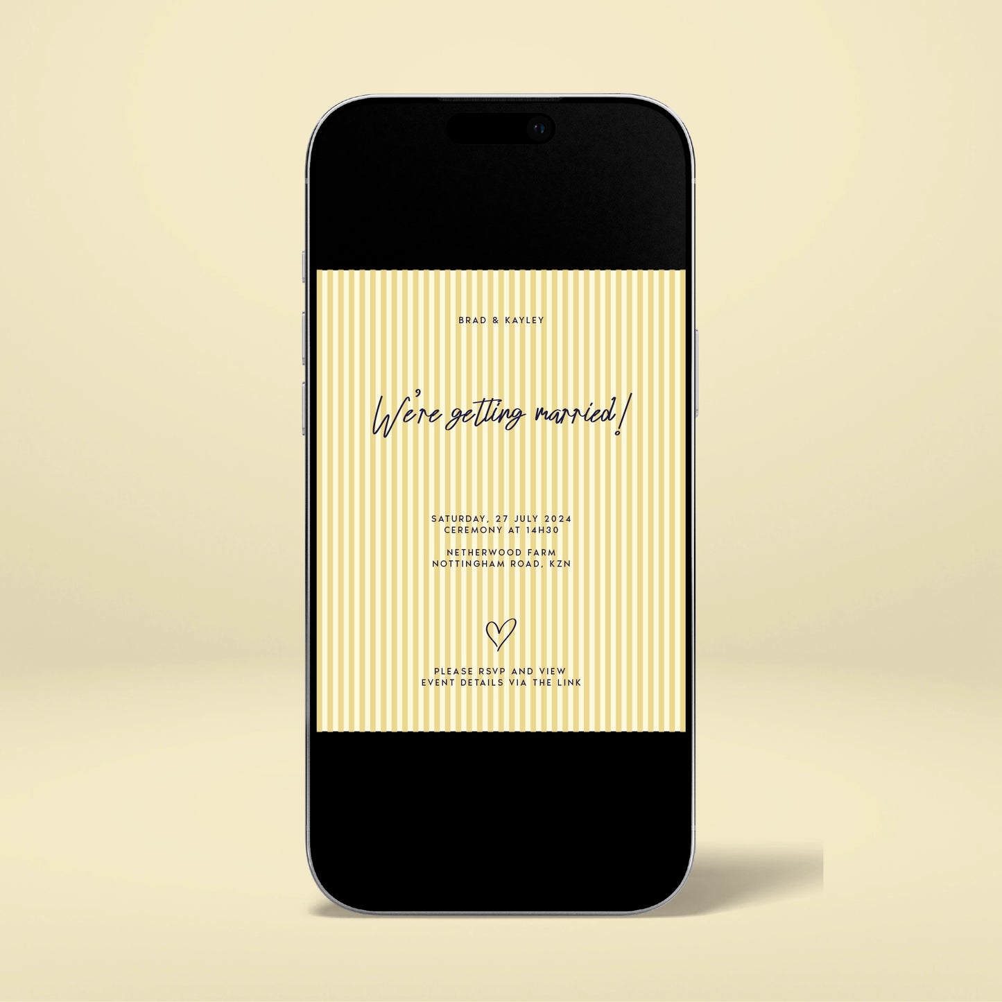 Digital Invitation - Limoncello