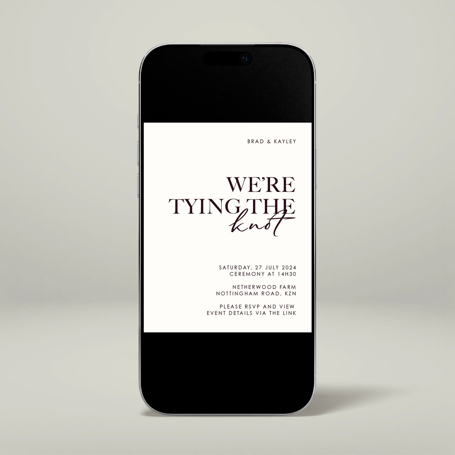Digital Invitation - Forever