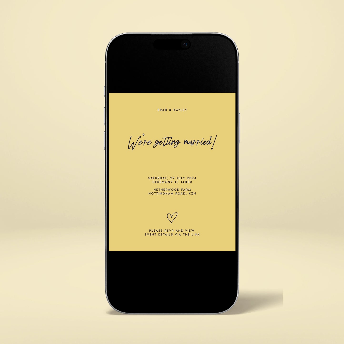 Digital Invitation - Limoncello