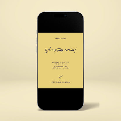 Digital Invitation - Limoncello