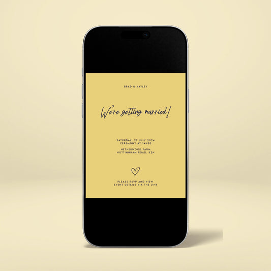 Digital Invitation - Limoncello