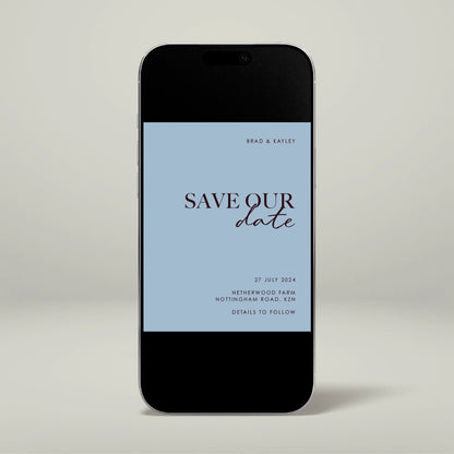 Digital Save The Date - Forever