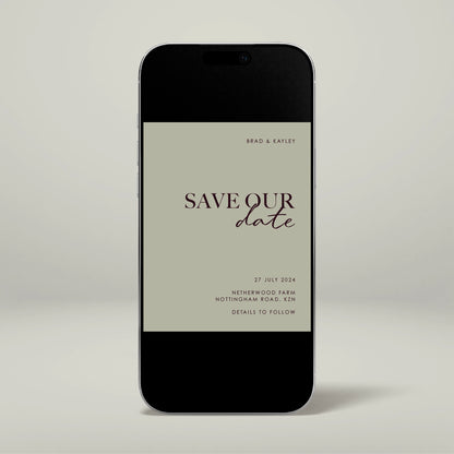 Digital Save The Date - Forever