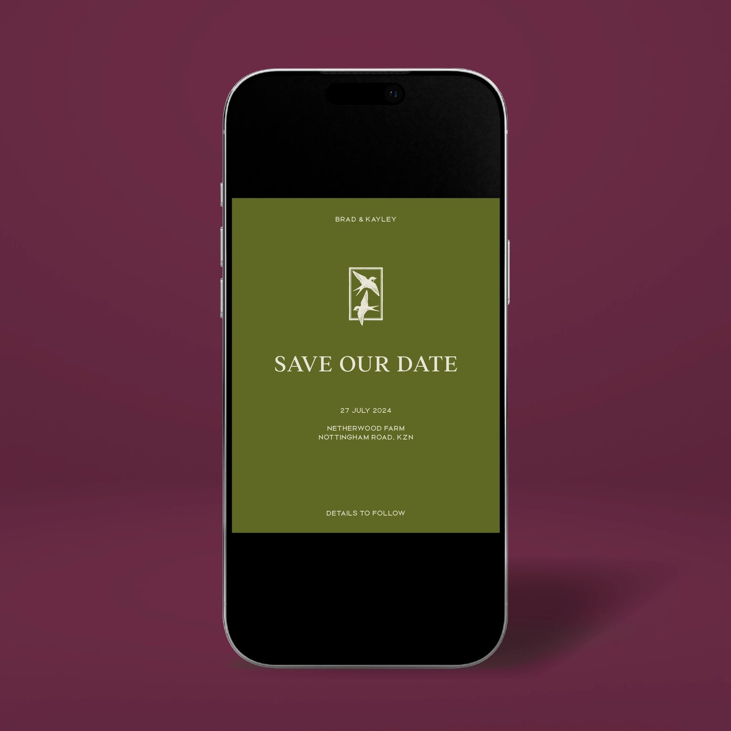 Digital Save The Date - Ever After