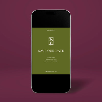 Digital Save The Date - Ever After
