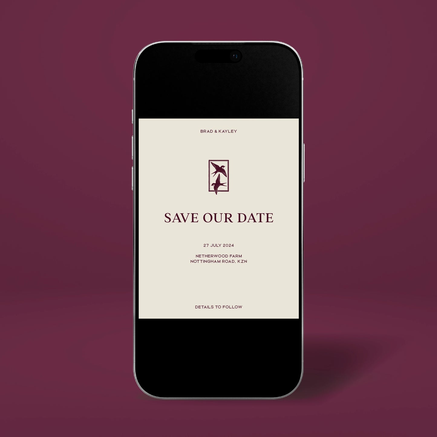 Digital Save The Date - Ever After