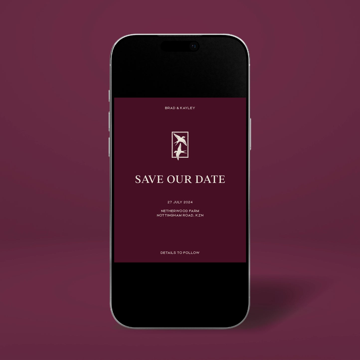 Digital Save The Date - Ever After