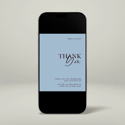 Digital Thank You Card - Forever
