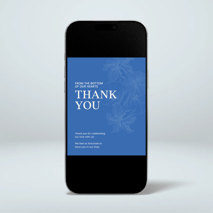 Digital Thank You Card - Nothing Else