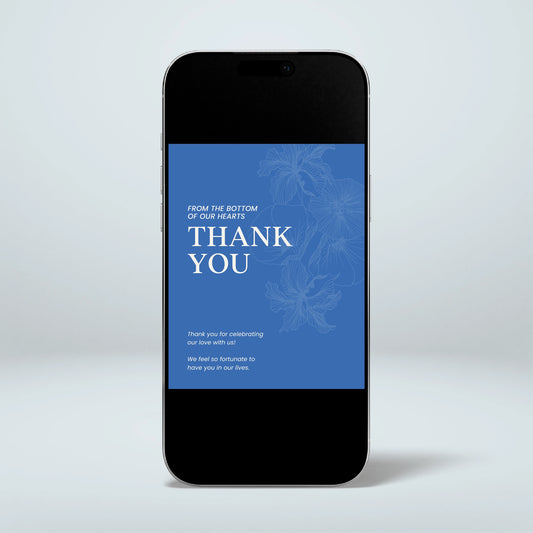 Digital Thank You Card - Nothing Else