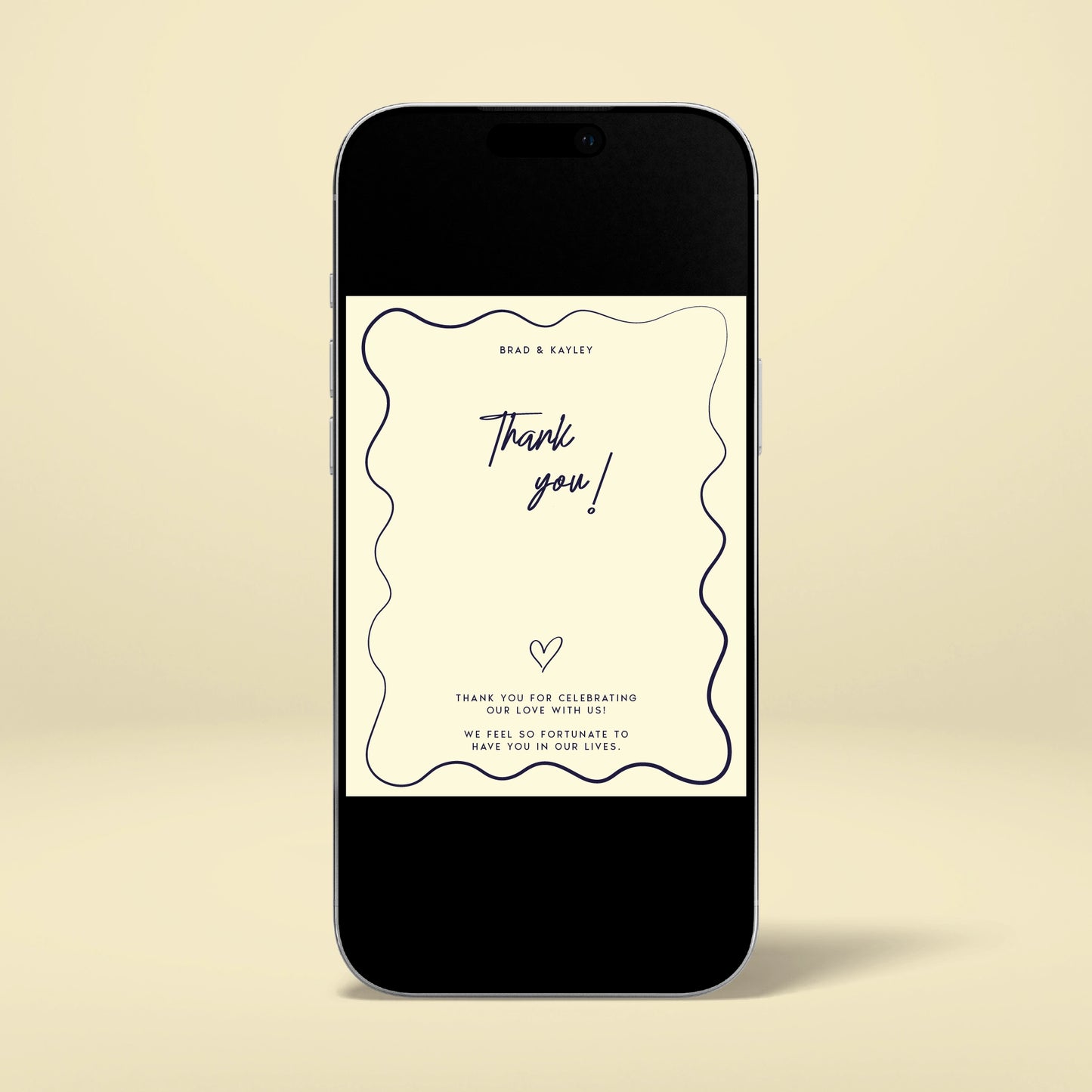 Digital Thank You Card - Limoncello