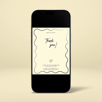 Digital Thank You Card - Limoncello