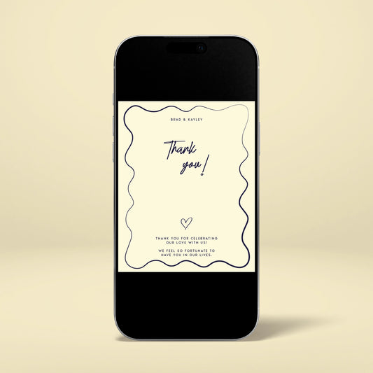 Digital Thank You Card - Limoncello