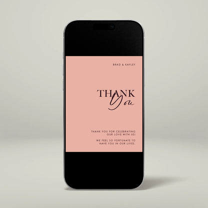 Digital Thank You Card - Forever