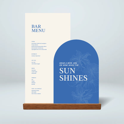 Bar Menu Stack - Nothing Else