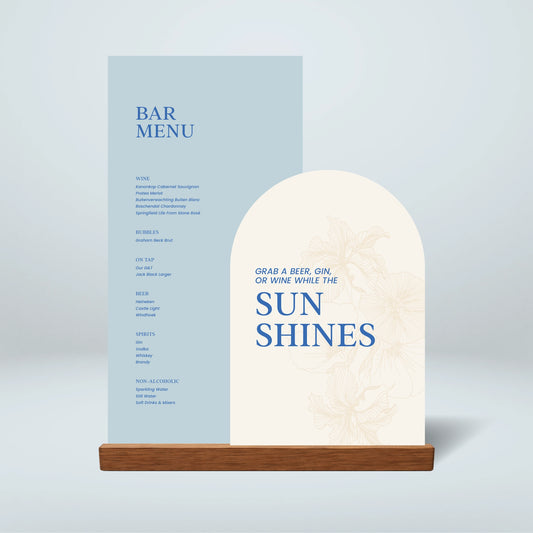 Bar Menu Stack - Nothing Else