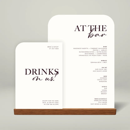 Bar Menu Stack - Forever