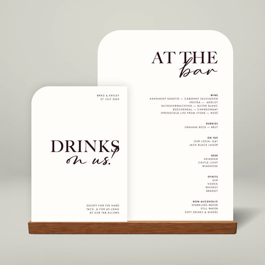 Bar Menu Stack - Forever