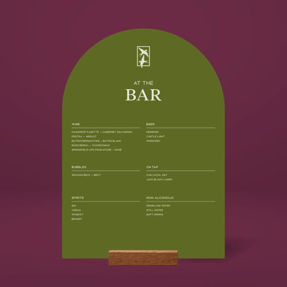 Bar Menu - Ever After