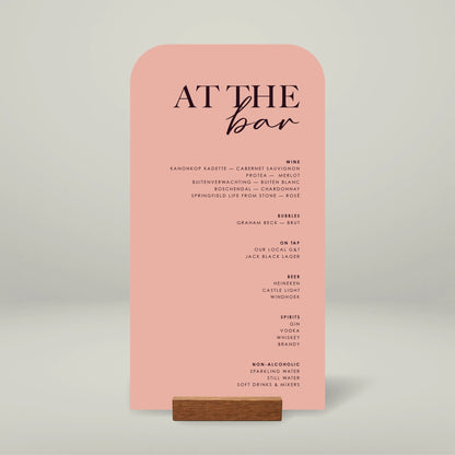 Bar Menu - Forever