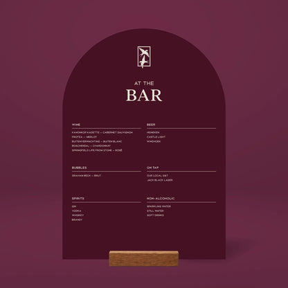 Bar Menu - Ever After