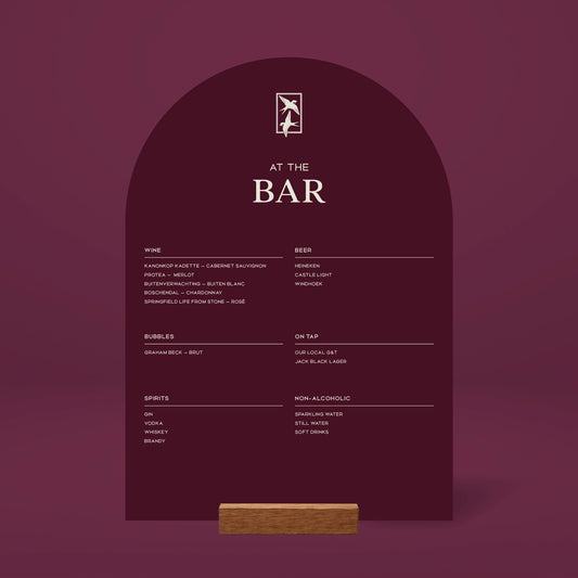 Bar Menu - Ever After