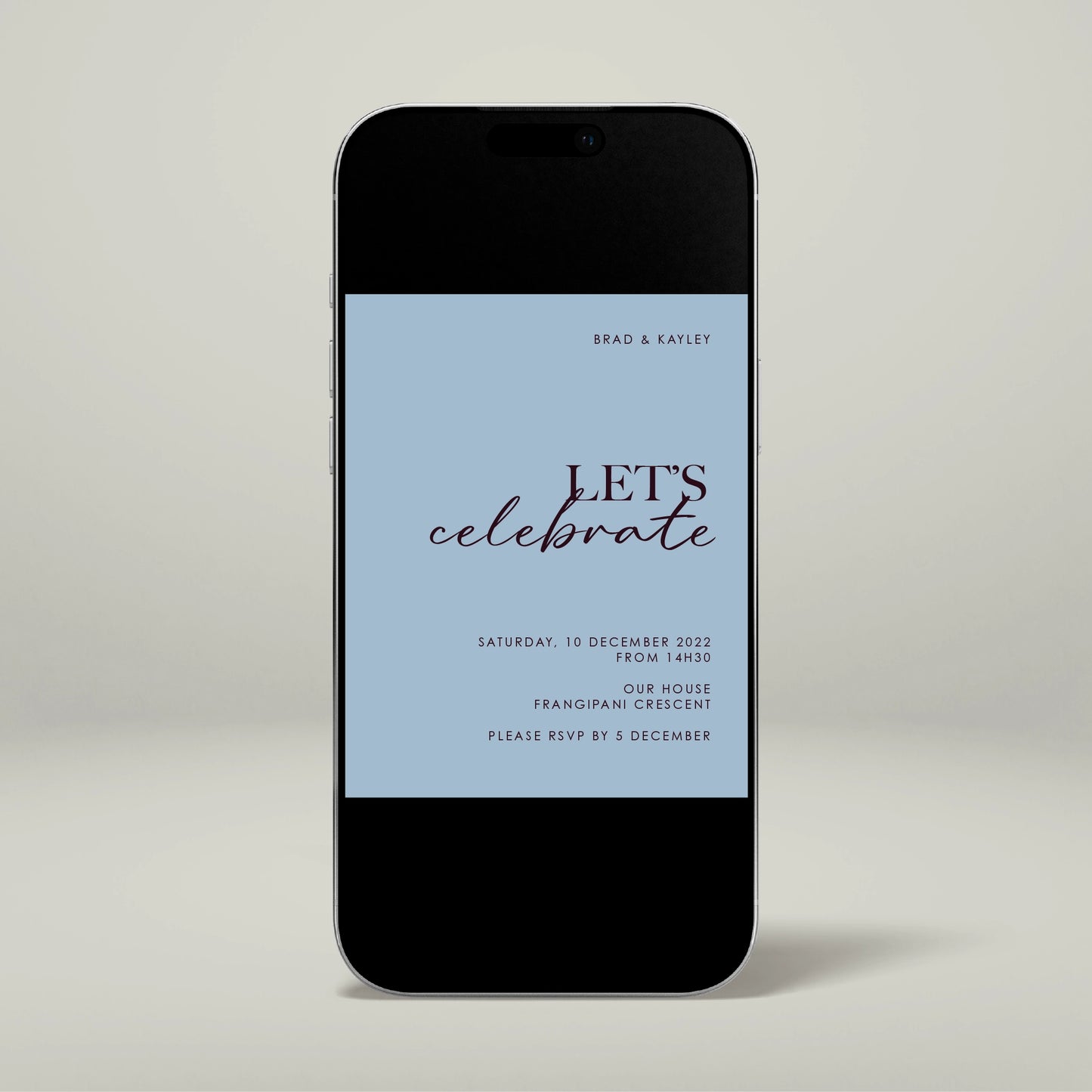 Engagement Party Digital Invitation - Forever