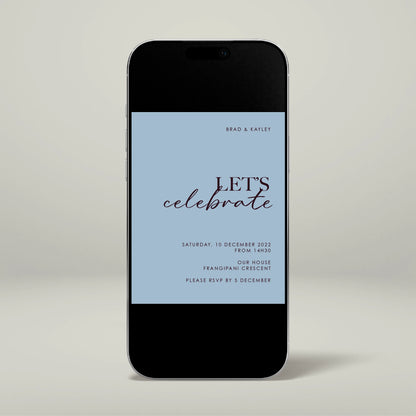 Engagement Party Digital Invitation - Forever