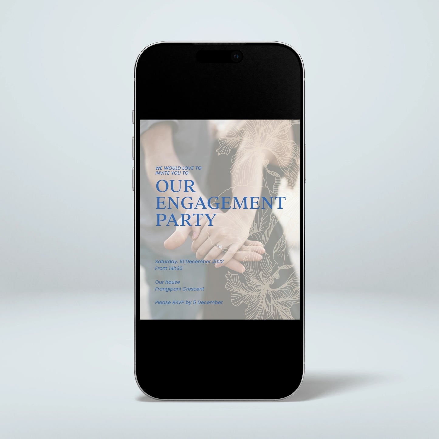 Engagement Party Digital Invitation - Nothing Else