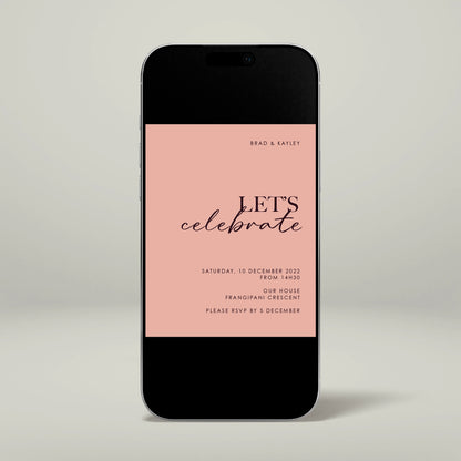 Engagement Party Digital Invitation - Forever