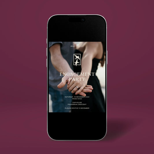 Engagement Party Digital Invitation - Ever After